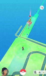 Am Cruise-Center in Altona sind gleich mehrere Ziele erreichbar. Grafik: Screenshot Pokémon Go