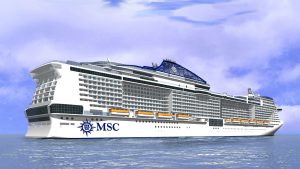 Die "MSC Meraviglia" wird im Mai 2017 an die Reederei ausgeliefert. Foto: MSC Cruises