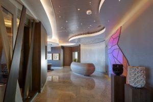 Die Spa Rezeption. Foto: Regent Seven Seas Cruises