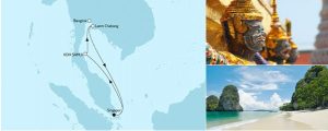 Asien mit Thailand das ist die Route. Foto: Screenshot TUICruises.com