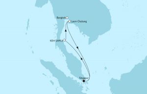 Asien mit Thailand an Bord der Mein Schiff 1