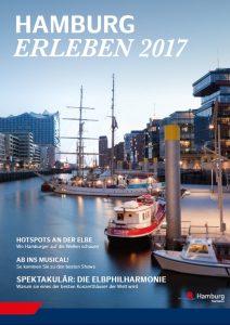 Das neue Reisemagazin Hamburg Erleben 2017 ist ab sofort erhältlich.. Foto: obs/Hamburg Tourismus GmbH