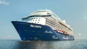 Die Mein Schiff 6 wird am 1. Juni 2017 in Hamburg getauft. Foto: TUI Cruises