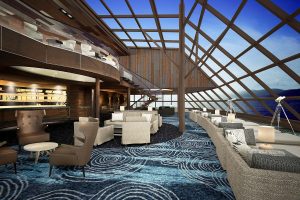 Die Haven Observation Lounge auf Deck 17. Foto: Norwegian Cruise Line