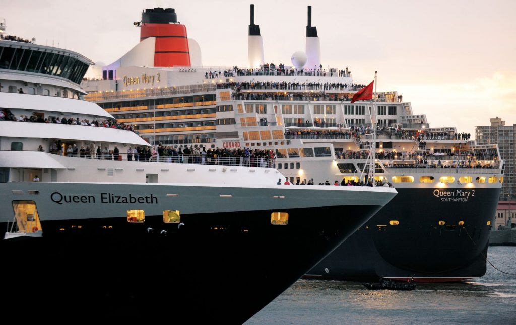 Doppelanlauf mit zwei Queen in Sydney. Foto: Cunard