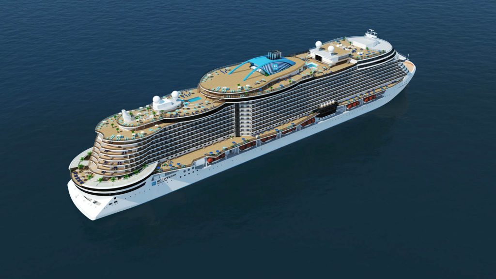 Rendering des Projekt Leonardo. Foto: Norwegian Cruise Line