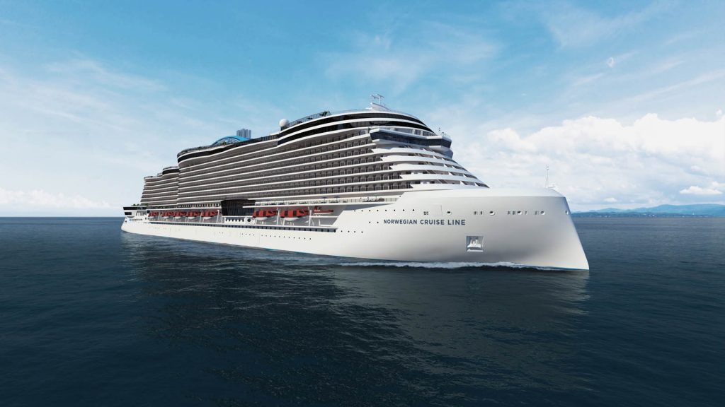 Rendering des Projekt Leonardo. Foto: Norwegian Cruise Line