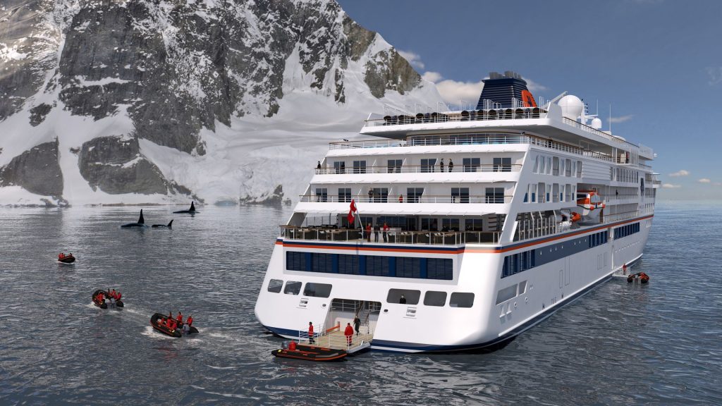 Die Marina an Bord der neuen Expeditionsschiffe. Foto: Hapag Lloyd Cruises