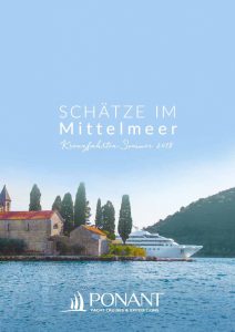 Der neue Mittelmeer-Katalog von Ponant. Foto: Ponant
