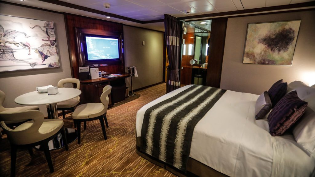 Eine der großen Penthouse Balkon Suiten. Foto: Norwegian Cruise Line