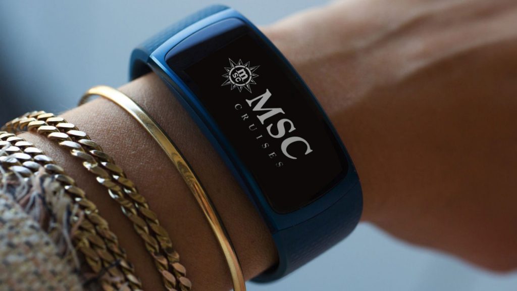 Das MSC Armband mit NFC-Chip. Foto: MSC Kreuzfahrten