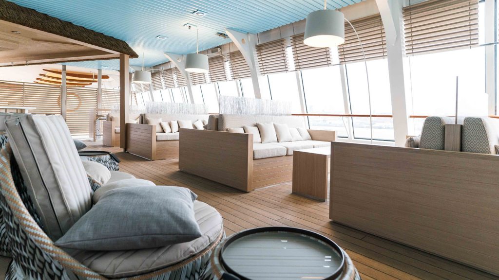 Die neue Beach Lounge auf der AIDAvita. Foto: AIDA Cruises