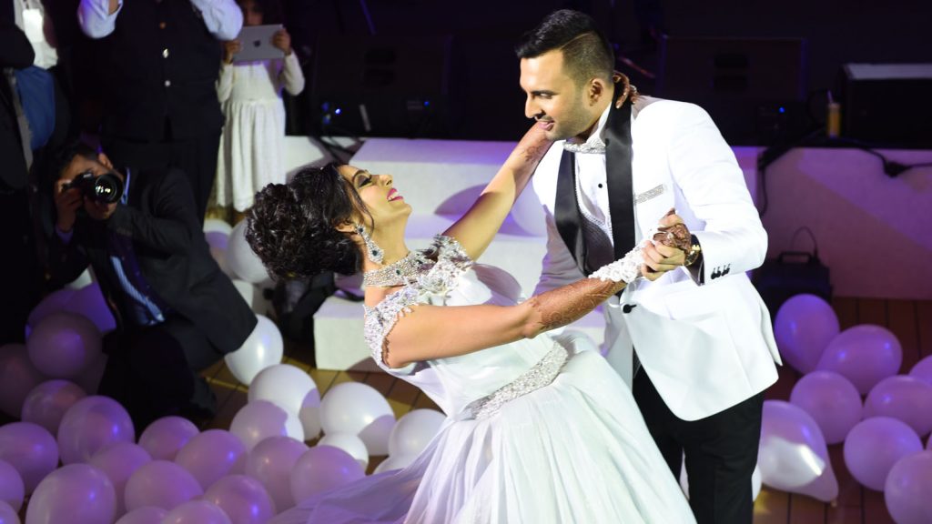 Das Brautpaar. Foto: Costa Crociere