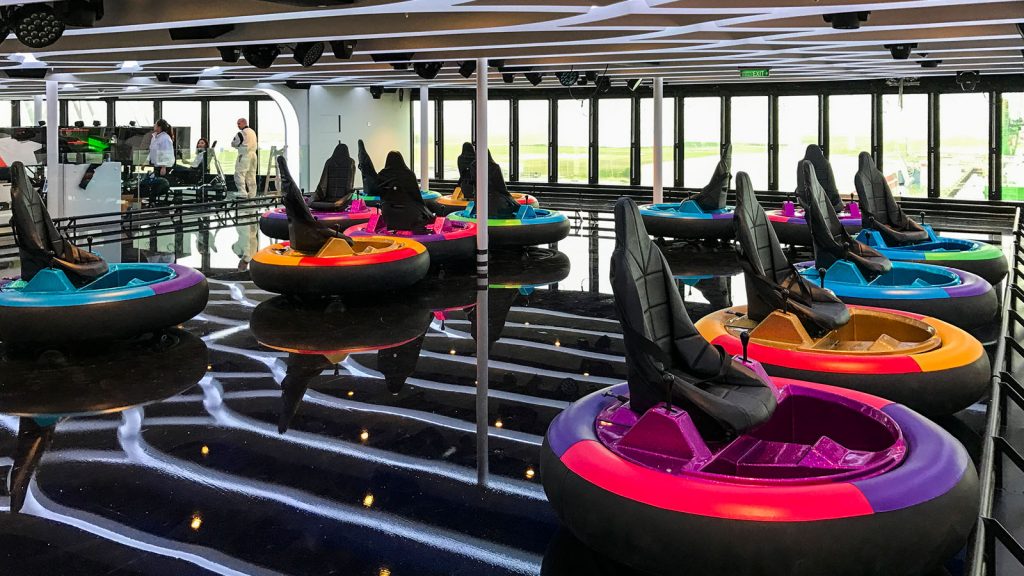 Auto-Scooter gehören an Bord dazu. Foto: Norwegian Cruise Line