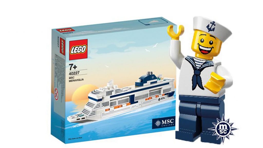 Das Original MSC Kreuzfahrtschiff von Lego gibt es zu gewinnen. Foto: MSC Kreuzfahrten