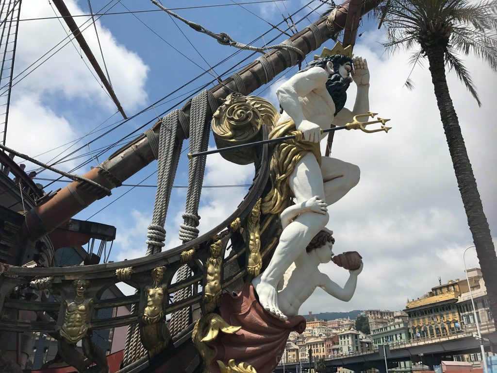 In Genua steht übrigens die original Kogge aus dem Film "Meuterei auf der Bounty". Foto: lenthe/touristik-foto.de