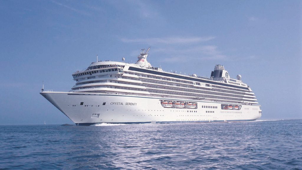 Die Crystal Serenity. Foto: Crystal Cruises/Aviation & Tourism International