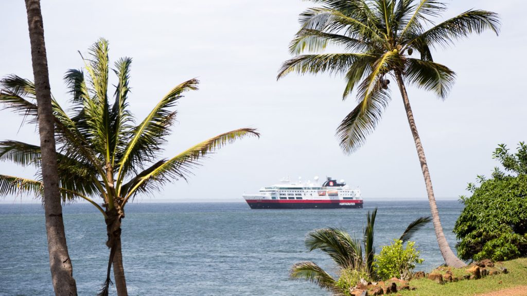 Vor der Teufelsinsel in Französisch Guayana. Foto: Hurtigruten/Gemma Roland