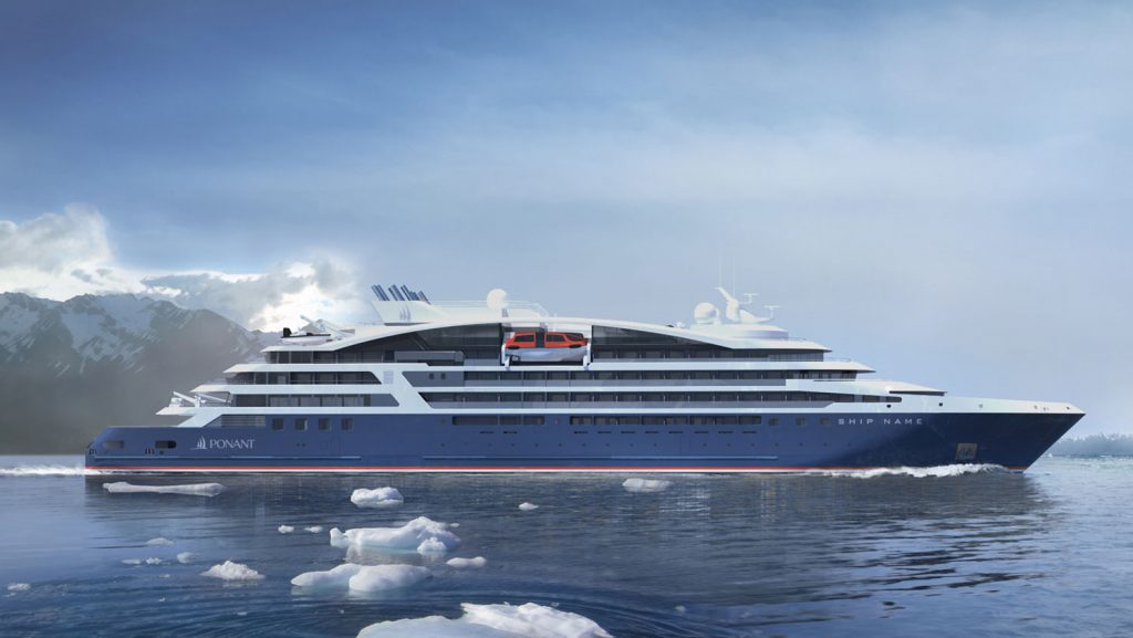 Die Ponant Explorers-Serie. Foto: Ponant - Sterling Design International