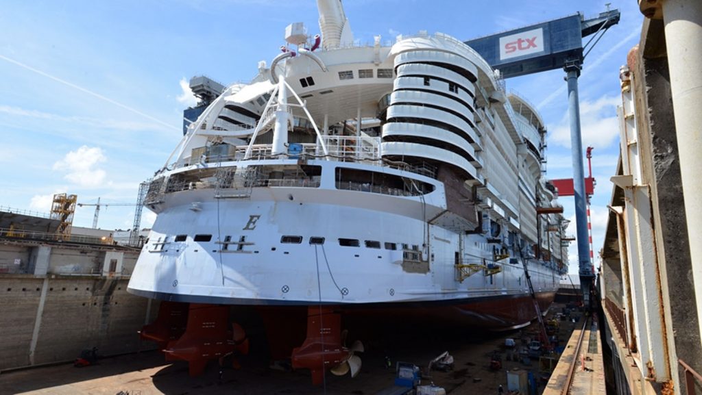 Im Trockendock. Foto: Royal Caribbean International