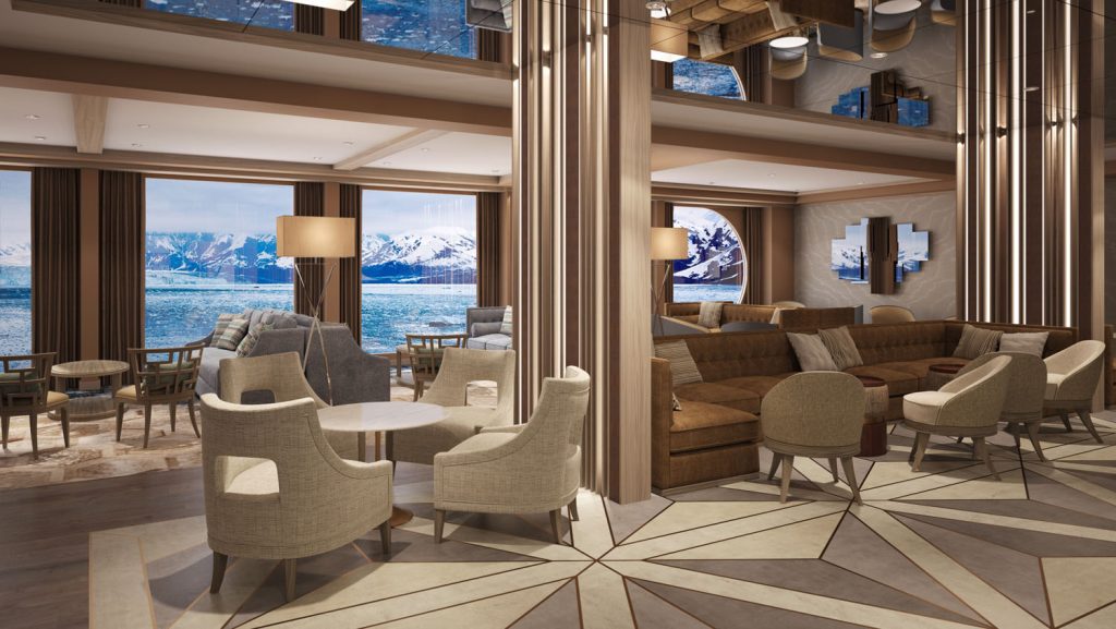 Die Bar an Bord wird eine tolle Aussicht bieten. Foto: Quark Expeditions