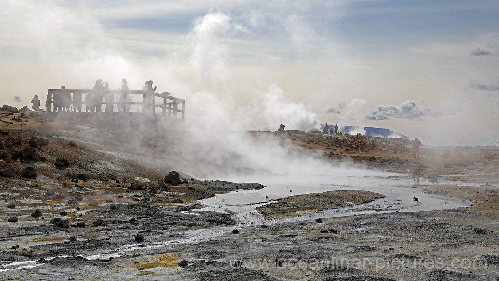 Hochtemperaturgebiet Hverarönd am Namafjall Vulkan auf Island. Foto: Oliver Asmussen/oceanliner-pictures.com
