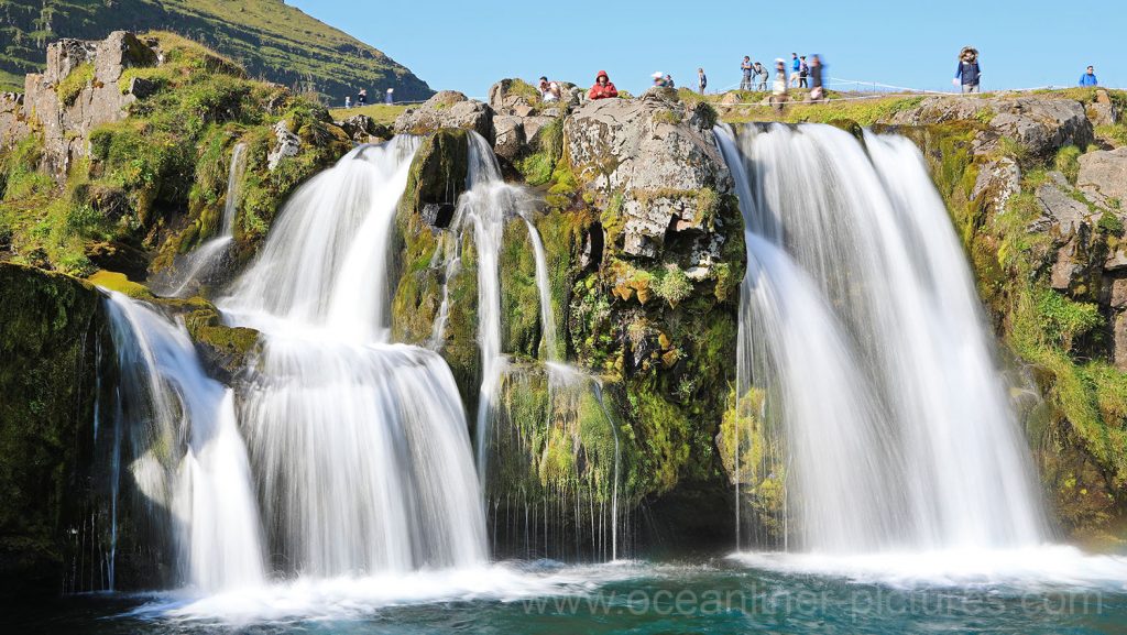Kirkjufellsfoss Wasserfall, Grundarfjördur auf Island. Foto: Oliver Asmussen/oceanliner-pictures.com