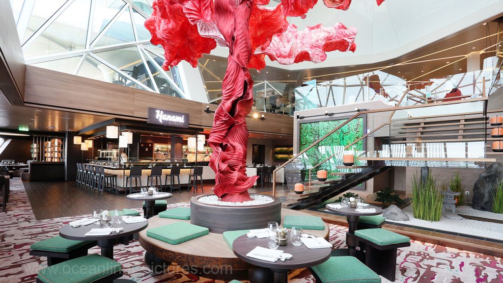 Mein Schiff 5 Hanami Restaurant by Tim Raue. Foto: Oliver Asmussen/oceanliner-pictures.com