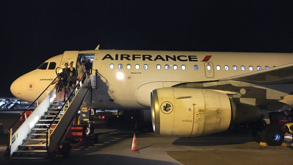 Air France am HAM Airport. / Foto: Oliver Asmussen/oceanliner-pictures.com