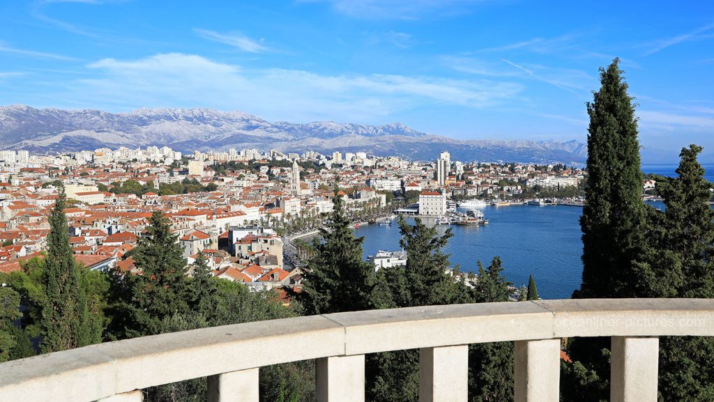 Aussicht vom Marjan über die Stadt Split. / Foto: Oliver Asmussen/oceanliner-pictures.com