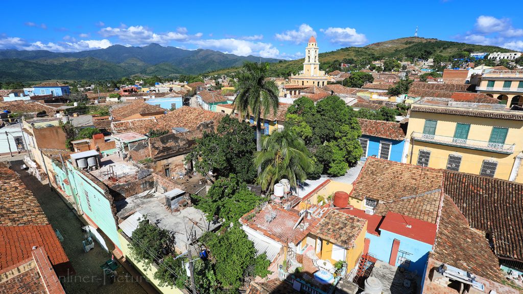 Blick über das Zentrum von Trinidad, Kuba. / Foto: Oliver Asmussen/oceanliner-pictures.com
