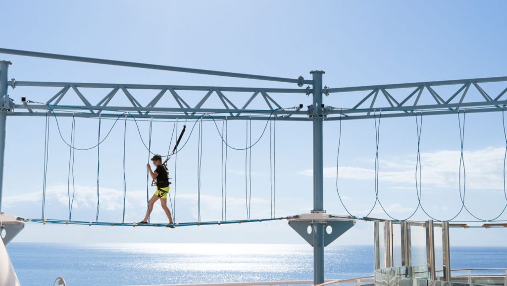 Auf der MSC Meraviglia befindet sich der Himalayan Bridge. Foto: MSC Kreuzfahrten