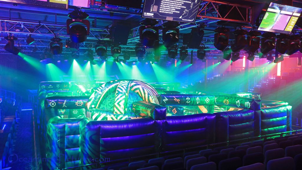 Laser Tag Battle Studio B Symphony of the Seas. / Foto: Oliver Asmussen/oceanliner-pictures.com