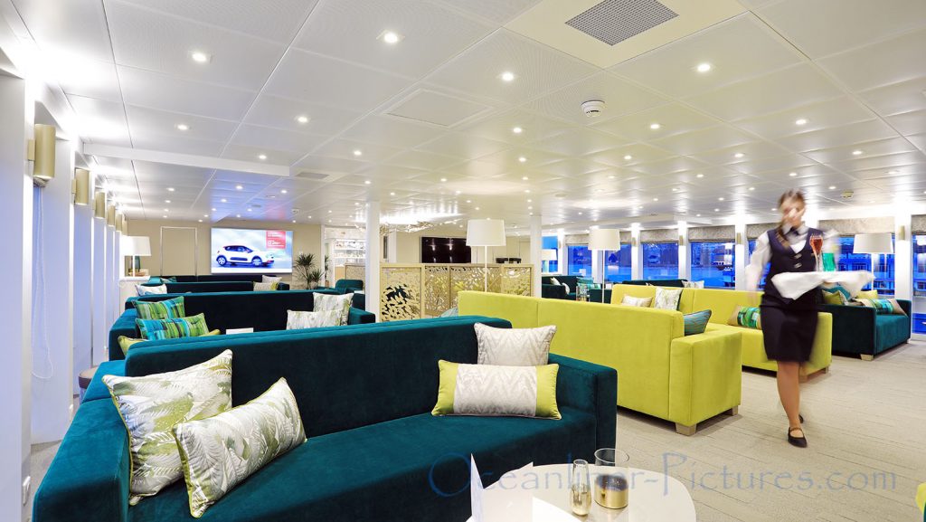 Lounge MS Elbe Princesse II. / Foto: Oliver Asmussen/oceanliner-pictures.com