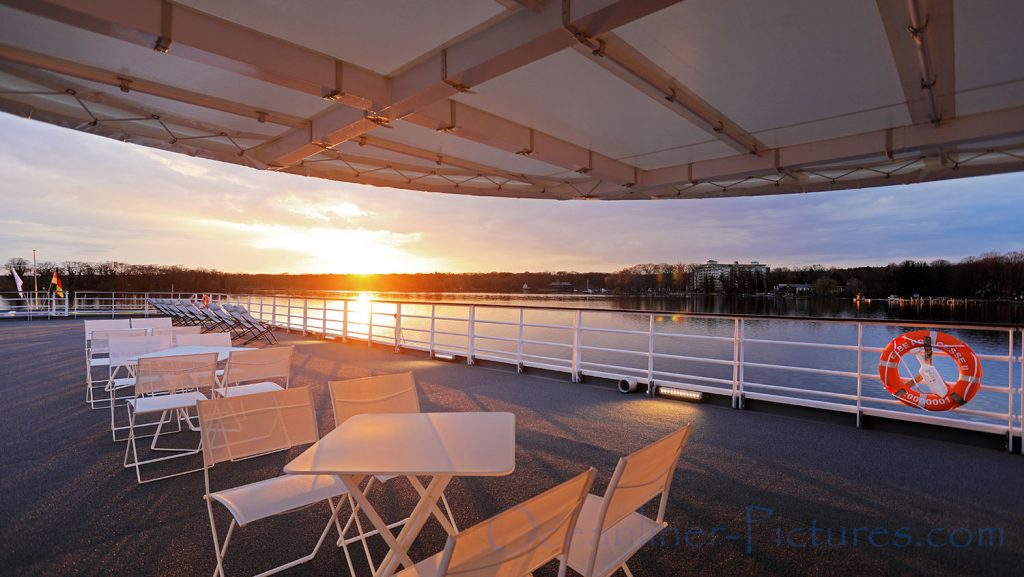 MS Elbe Princesse II Sonnendeck. / Foto: Oliver Asmussen/oceanliner-pictures.com