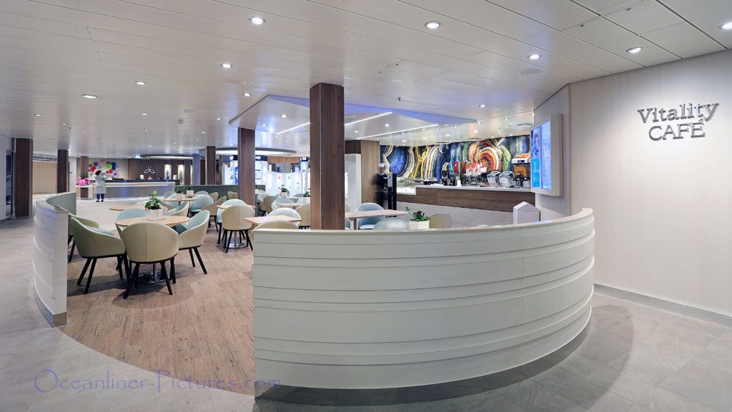 Vitality Cafe Symphony of the Seas. / Foto: Oliver Asmussen/oceanliner-pictures.com