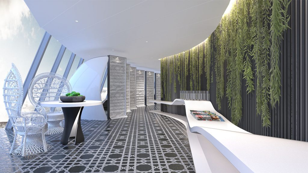 Eine Thermal Suite an Bord der Celebrity Edge. Foto: Celebrity Cruises