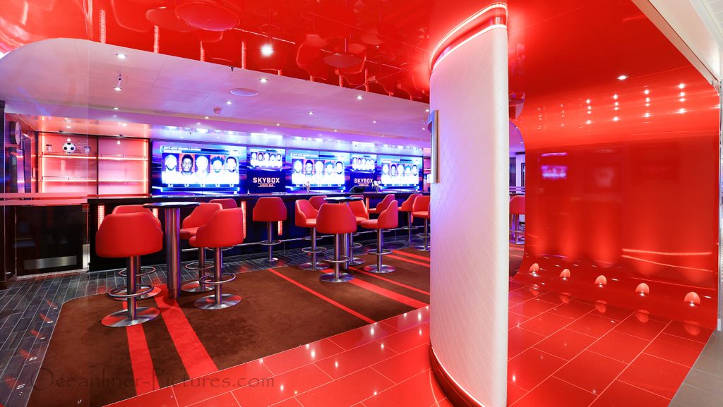 Skybox Sports Bar Carnival Horizon. / Foto: Oliver Asmussen/oceanliner-pictures.com