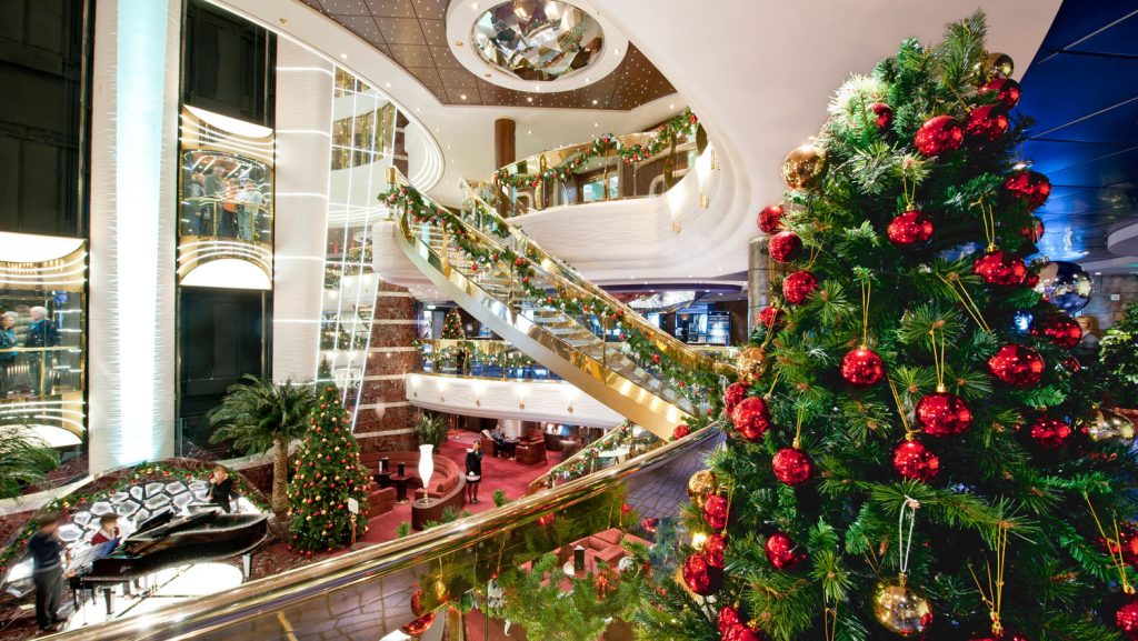 Weihnachten an Bord. Foto: MSC Kreuzfahrten