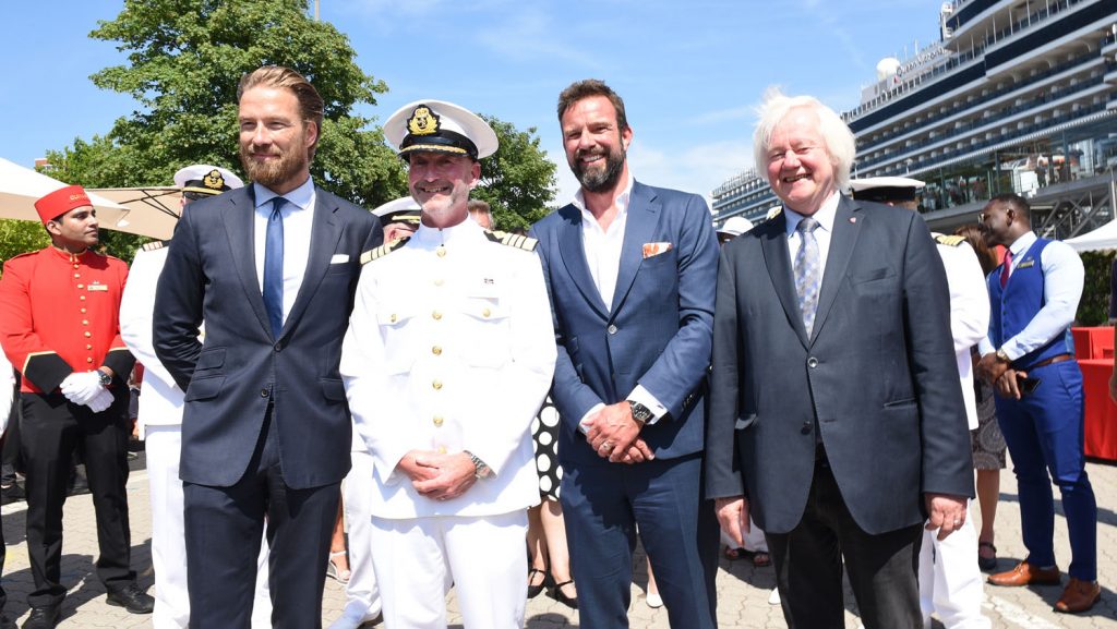 Empfang in Kiel. Foto: Cunard