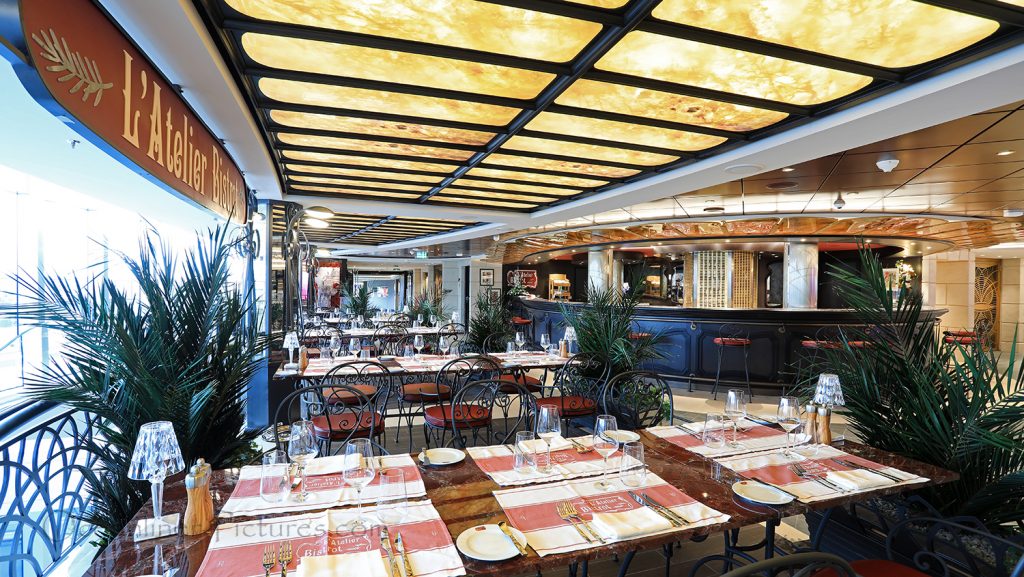 L Atelier Bistrot MSC Seaview. / Foto: Oliver Asmussen/oceanliner-pictures.com