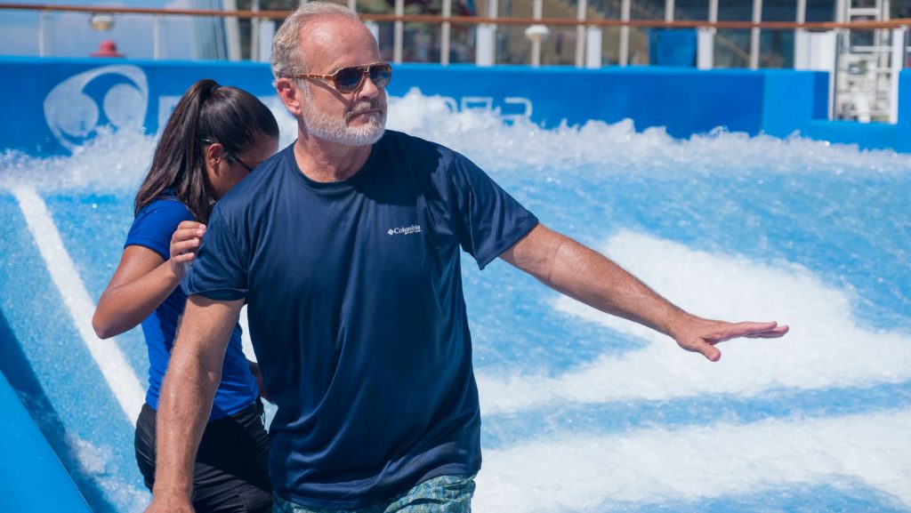 Kelsey Grammer an Bord. Foto: Royal Caribbean