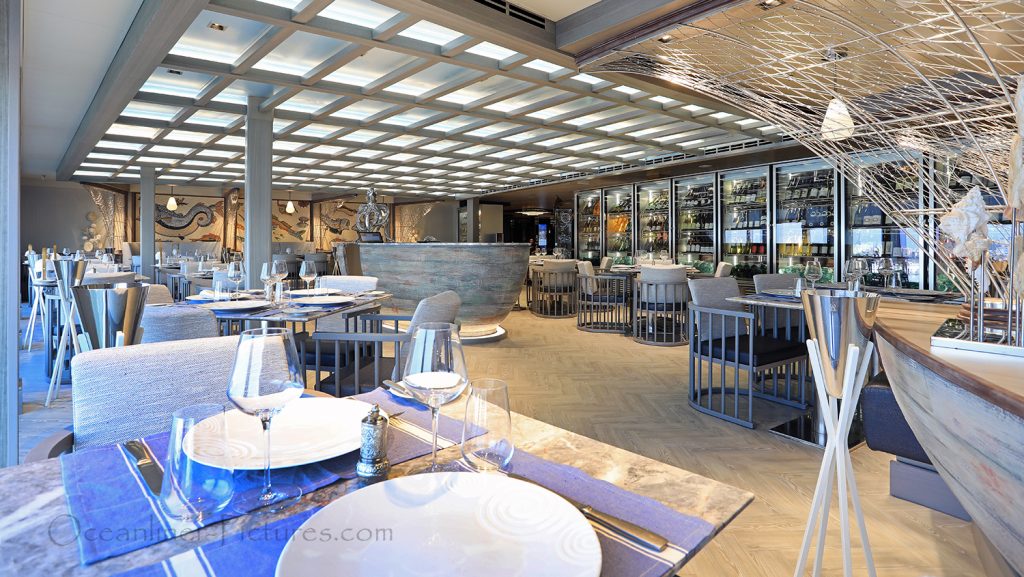 Ocean Cay Restaurant by Ramon Freixa MSC Seaview. / Foto: Oliver Asmussen/oceanliner-pictures.com