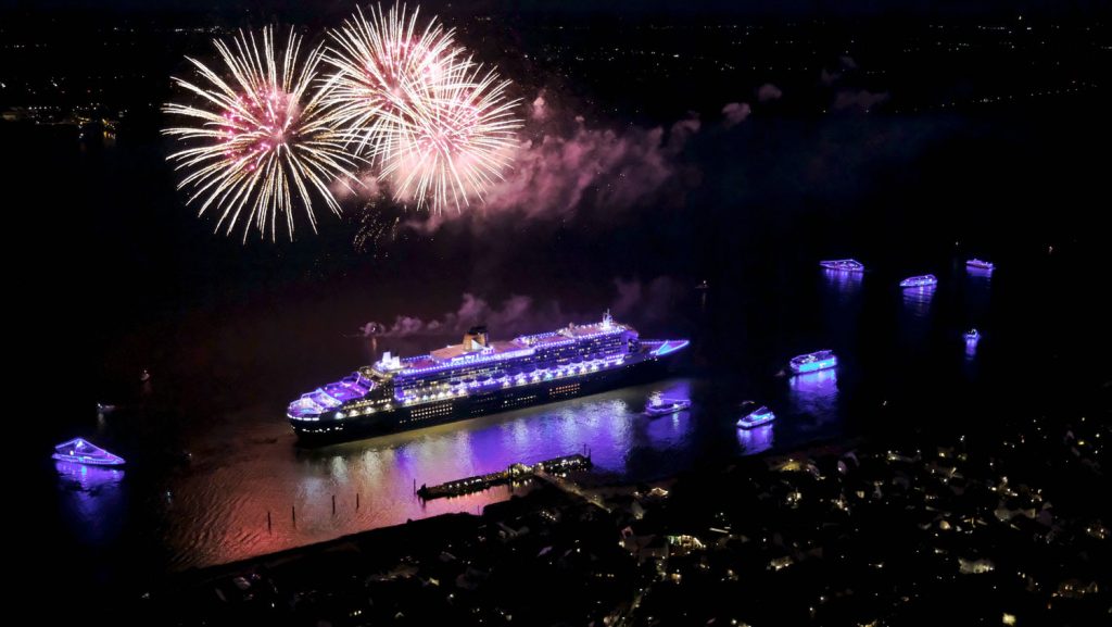 10  Jahre Blue Port. Foto: Cunard/Michael Zapf