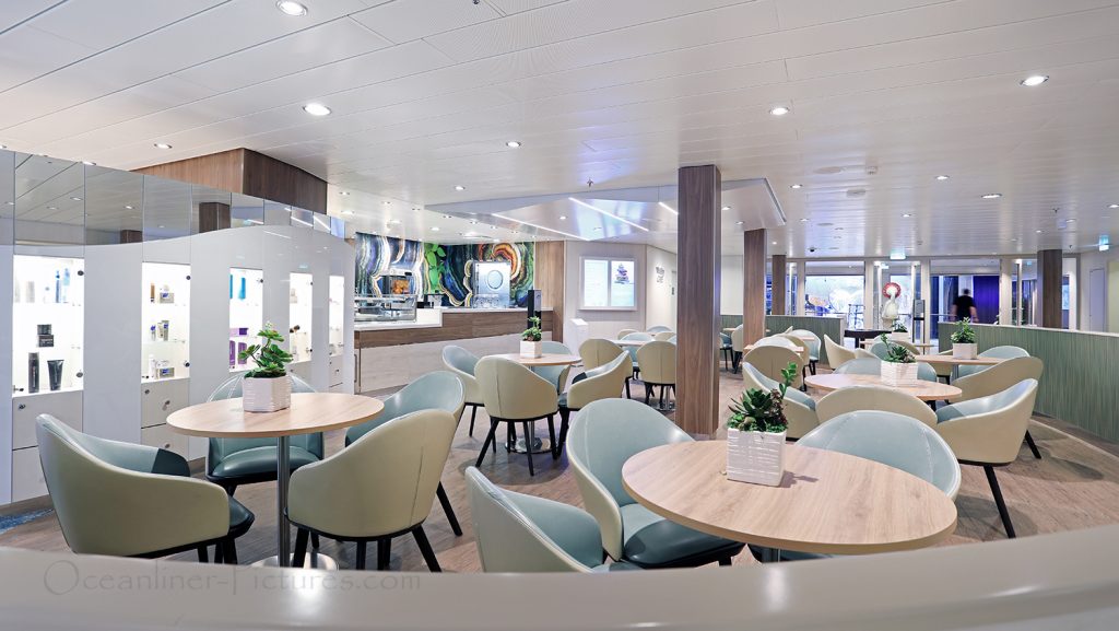 Vitality Cafe Symphony of the Seas. / Foto: Oliver Asmussen/oceanliner-pictures.com