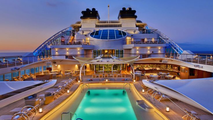 Das Pool Deck. Foto: Seabourn Cruise Line