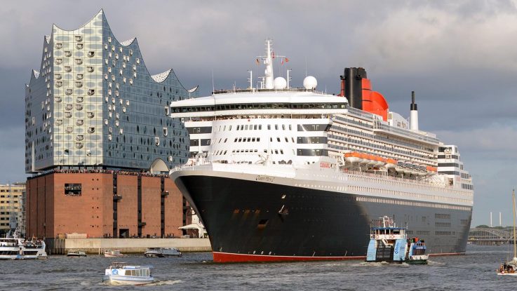 Die Queen Mary 2 von Cunard. Foto: André Lenthe