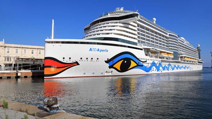 AIDAperla von AIDA Cruises. / Foto: Oliver Asmussen/oceanliner-pictures.com
