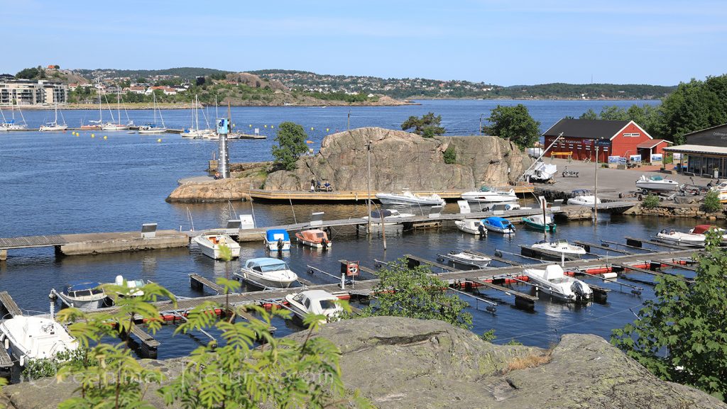 Blick über Kristiansand von Odderoya Festung / Foto: Oliver Asmussen/oceanliner-pictures.com