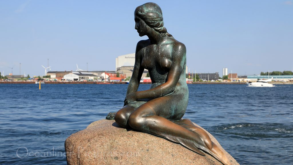 Kleine Meerjungfrau an der Promenade in Kopenhagen / Foto: Oliver Asmussen/oceanliner-pictures.com